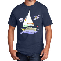 Sailboat Boy Basic T-shirt | Artistshot