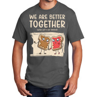 Siblings Peanut Butter Jelly Toast Big Brother Sis Basic T-shirt | Artistshot