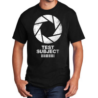 I Was A Test Subject Basic T-shirt | Artistshot