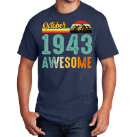 October 1949 Birthday Gift  Vintage October 1949 A Basic T-shirt | Artistshot