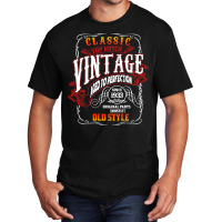 Vintage Birthday 1933 Aged To Perfection 1933 Birt Basic T-shirt | Artistshot