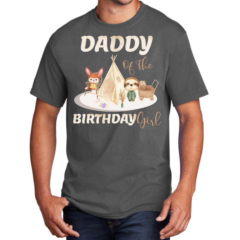 Daddy Of The Birthday Boy Girl Basic T-shirt | Artistshot