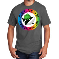 Orcacon Rainbow Slapper 70s Basic T-shirt | Artistshot