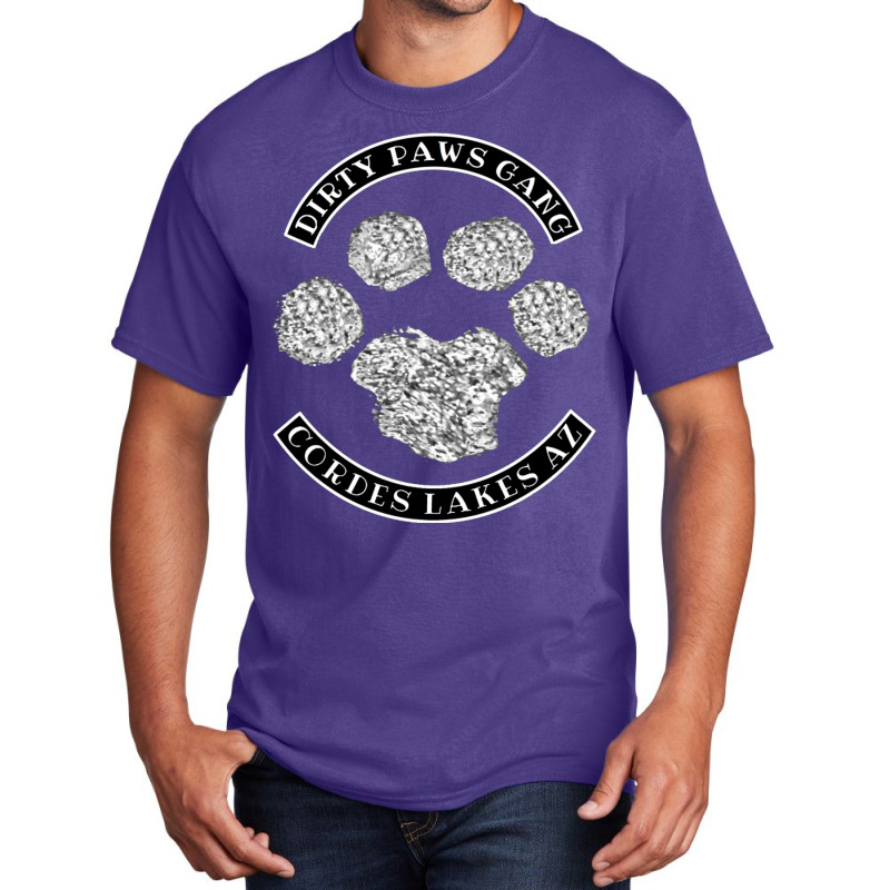 Dirty Paws Gang Humor Nostalgia Basic T-shirt | Artistshot