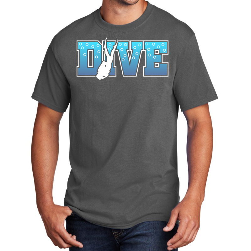 Dive Scuba Diving Diver Boy Nostalgia Basic T-shirt | Artistshot