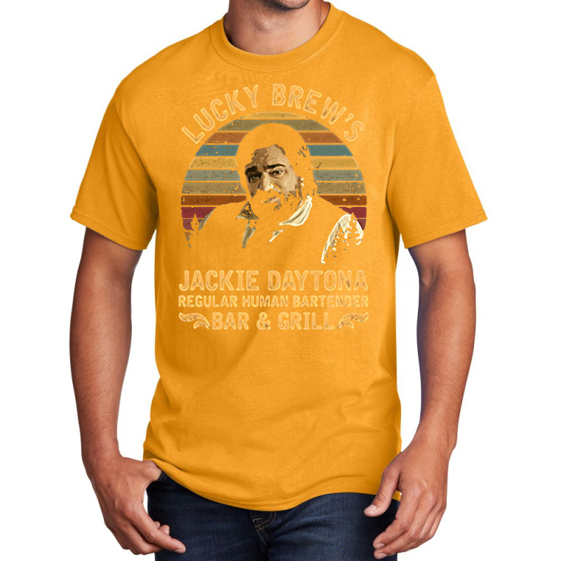 Lucky Brew's Jackie Daytona Regular Human Bartende Basic T-shirt | Artistshot