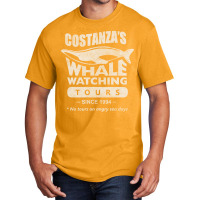 Costanza's Whale Watching Tours Basic T-shirt | Artistshot