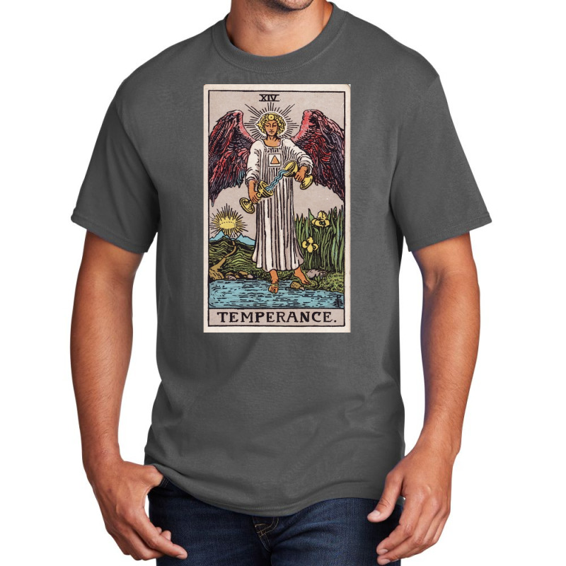 Temperance Tarot Basic T-shirt by risminstotnai | Artistshot