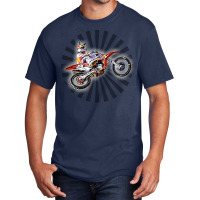 Dirt Bike Jump Or Motocross Jump Mx Or Motorcycle Basic T-shirt | Artistshot