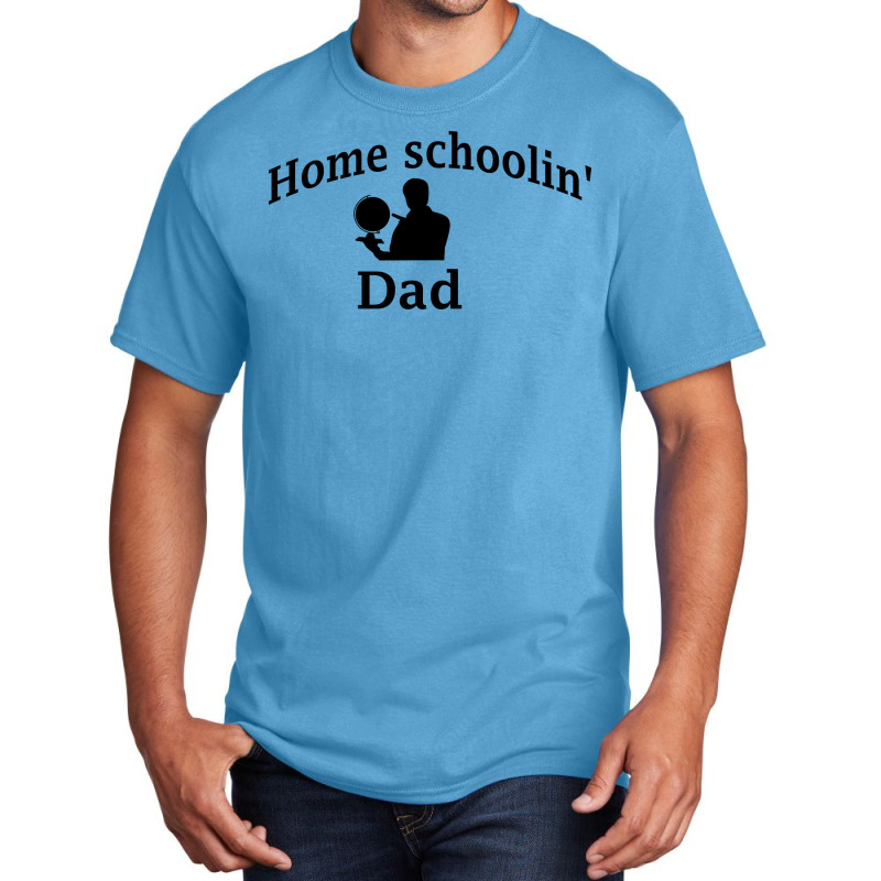 Home Schooling Dad For Athome Teacher Cute Basic T-shirt by azenirlongua | Artistshot