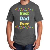 Family Light Dad Funny Basic T-shirt | Artistshot