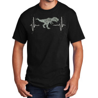 Tyrannosaurus Rex Heartbeat Dinosaurs Summer Basic T-shirt | Artistshot