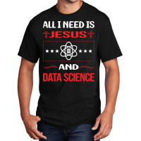 Funny Jesus Data Science Boy Basic T-shirt | Artistshot