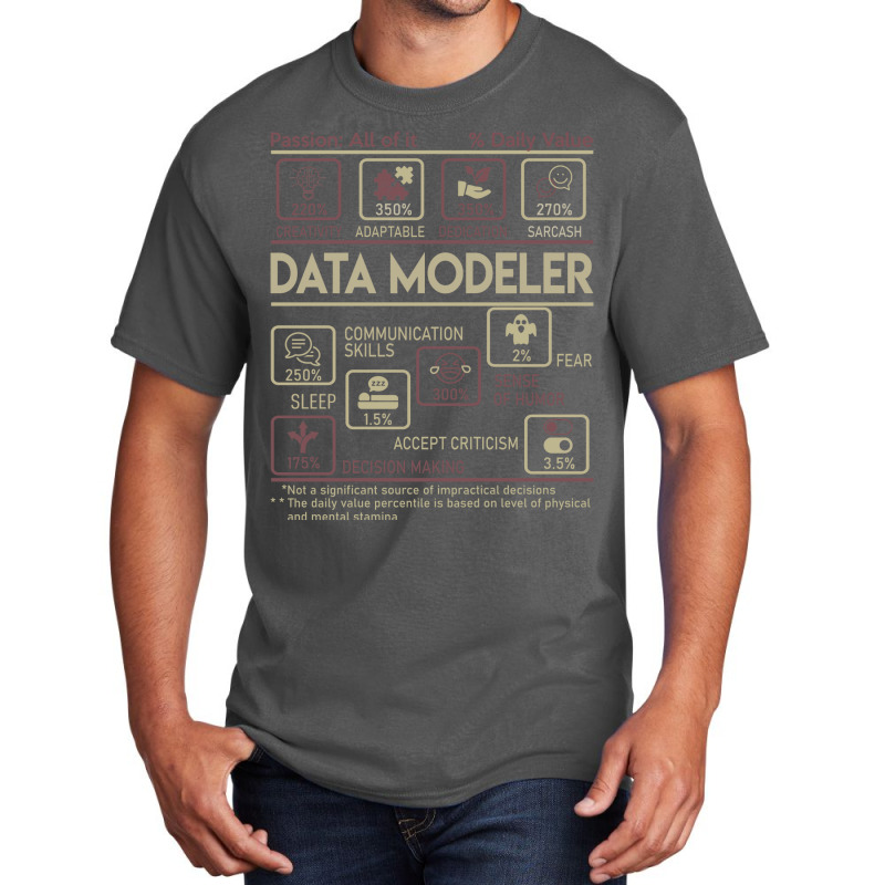 Data Modeler T  Multitasking Daily Value Gift Item Basic T-shirt | Artistshot