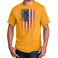 Usa America Flag Basic T-shirt | Artistshot