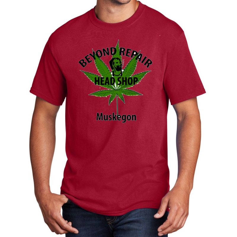 Muskegon Michigan Beyond Repair Head Shop Basic T-shirt | Artistshot