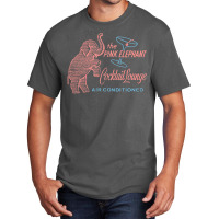 Pink Elephant Cocktail Lounge Basic T-shirt | Artistshot