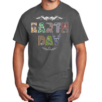 Earth Day Hipster Red Basic T-shirt | Artistshot