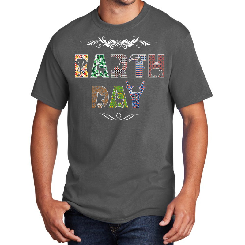 Earth Day Hipster Red Basic T-shirt by qiyamtorlesp | Artistshot