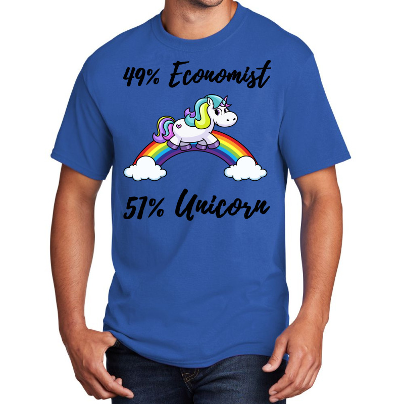 49 Economist 51 Unicorn Aesthetic Basic T-shirt by ushaanthihr | Artistshot