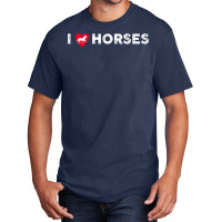 Lovely Horse  I Love My Horse Hippie Basic T-shirt | Artistshot