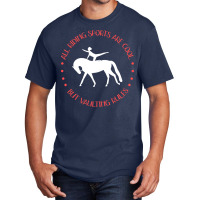 Vaulting Rules Vaulters Horse Equestrian Green Basic T-shirt | Artistshot