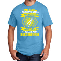 Electrician Lineman Wireman Electronics Technician Basic T-shirt | Artistshot