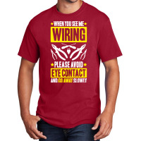 Electrician Lineman Wireman Electronics Technician Basic T-shirt | Artistshot