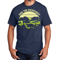 Save The Rainforest Green Basic T-shirt | Artistshot