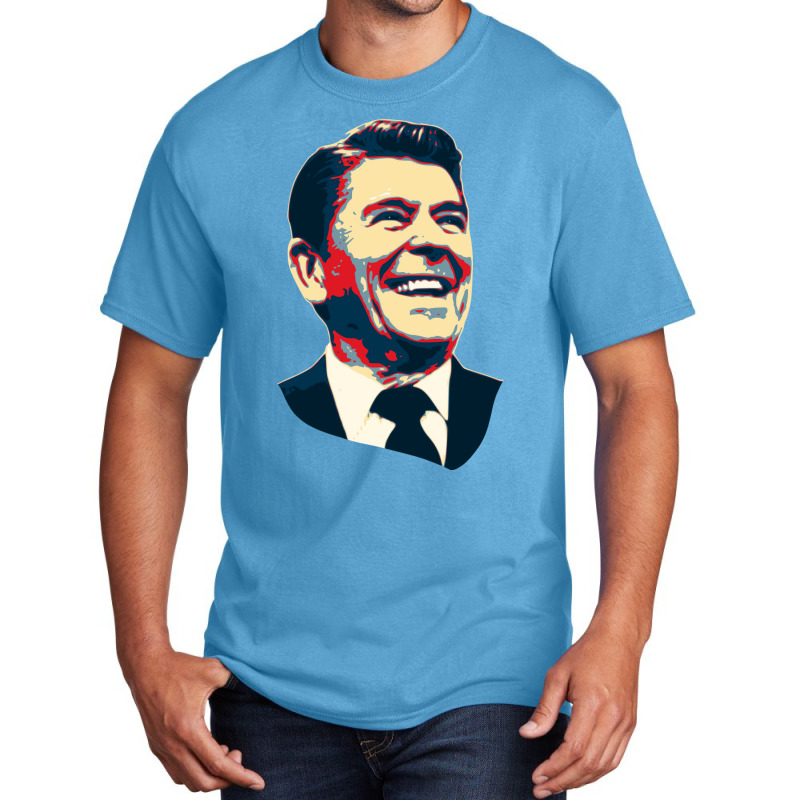 Ronald Reagan Pop Art Basic T-shirt | Artistshot