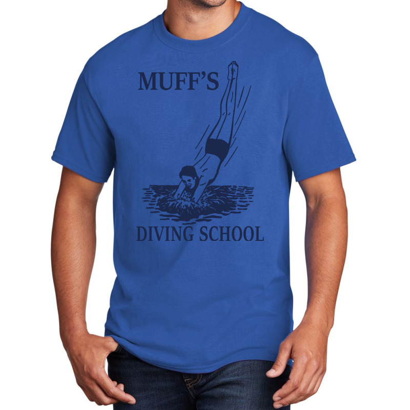 Muff's Diving School Basic T-shirt by xaqaniportv | Artistshot