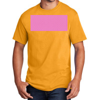 Pink Check Small Squares Pattern Basic T-shirt | Artistshot