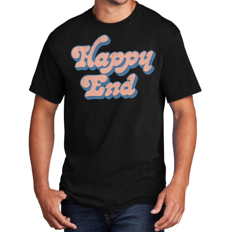 Happy End Basic T-shirt by jepthabaabiw | Artistshot