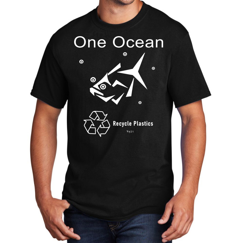 One Ocean Recycle Plastics Vintage Basic T-shirt | Artistshot