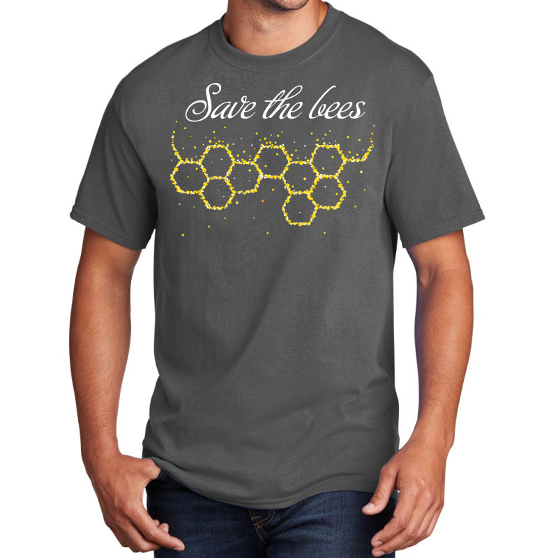 Save The Bees Beekeeper Bee Nature Conservation Hi Basic T-shirt by houkealgdals | Artistshot