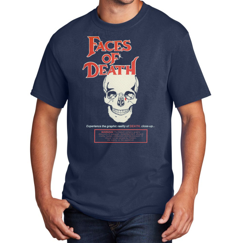 Faces Of Death   Cover Art（1978）☆vhsgasm Vid Basic T-shirt | Artistshot