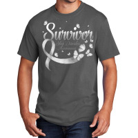 Butterfly Survivor Sleep Disorders Awareness Basic T-shirt | Artistshot