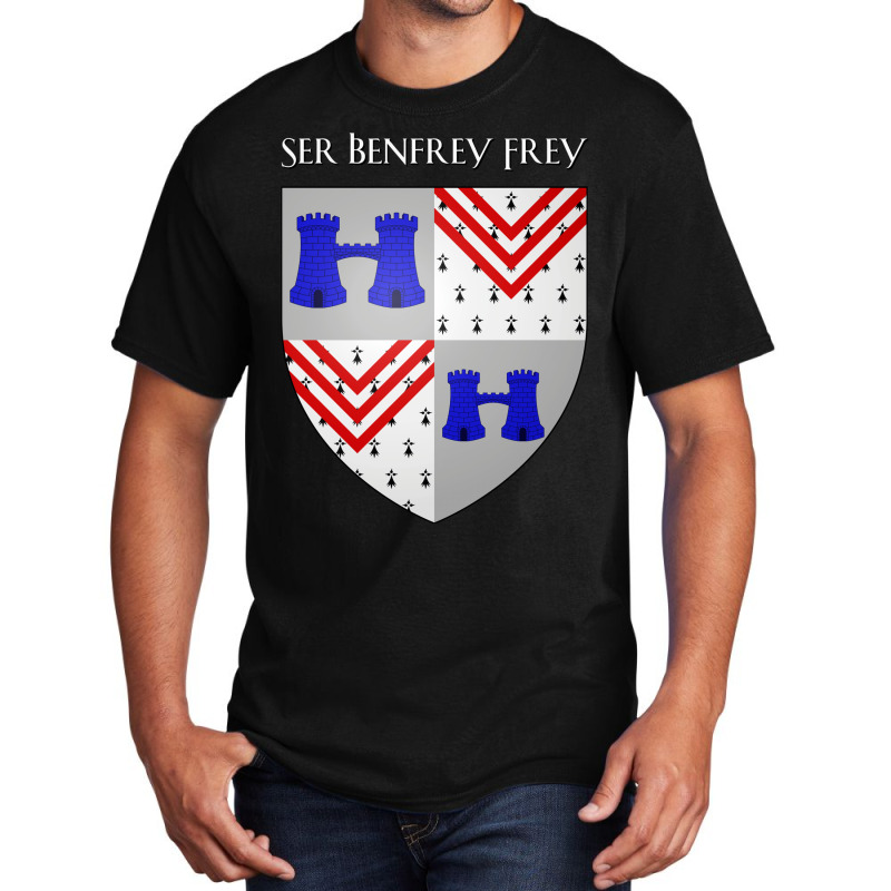 Ser Benfrey Frey Coat Of Arms Heraldry Sigil   A S Basic T-shirt | Artistshot