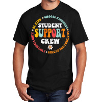 Student Support Crew School Counselor Student Serv Basic T-shirt | Artistshot