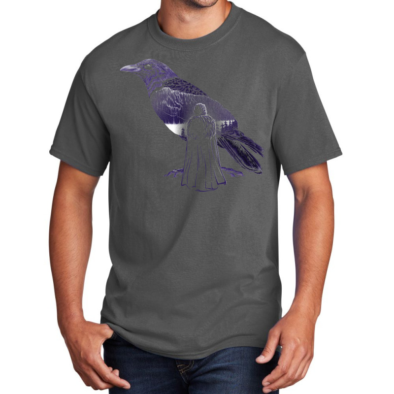 The Crow Basic T-shirt by roccionsteeleys | Artistshot