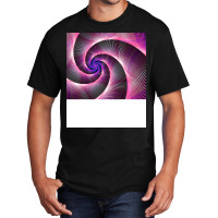 Genderfluid Pride Thin Luminescent Lines Spiral 70 Basic T-shirt | Artistshot