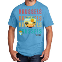 Global Warming Turns Brussels Into A Tropical Beac Basic T-shirt | Artistshot