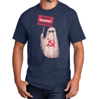 Ghosts Against Possession Funny Communist Ghost Gi Basic T-shirt | Artistshot