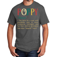 Funny Grandpa Saying Dictionary Poppy Retro Basic T-shirt | Artistshot