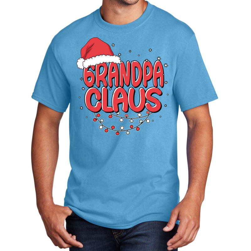 Grandpa Claus Santa Funny Christmas Pajama Matchin Basic T-shirt | Artistshot