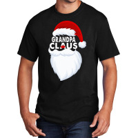 Grandpa Claus Christmas Funny Basic T-shirt | Artistshot