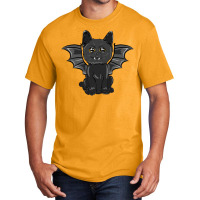 Vampire Black Bat Cat Costume Girl Basic T-shirt | Artistshot