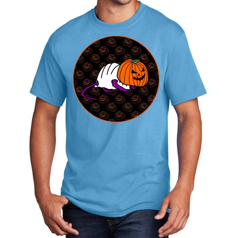 Halloween Horror Rat Dark Round Humor Basic T-shirt | Artistshot