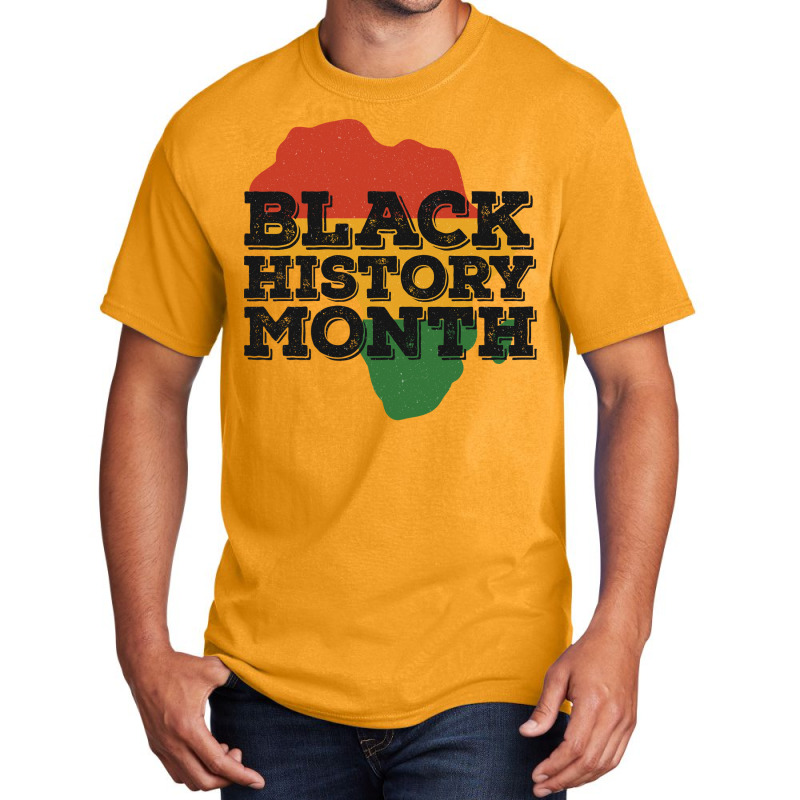 Black History Month Tumblr Yellow Basic T-shirt | Artistshot