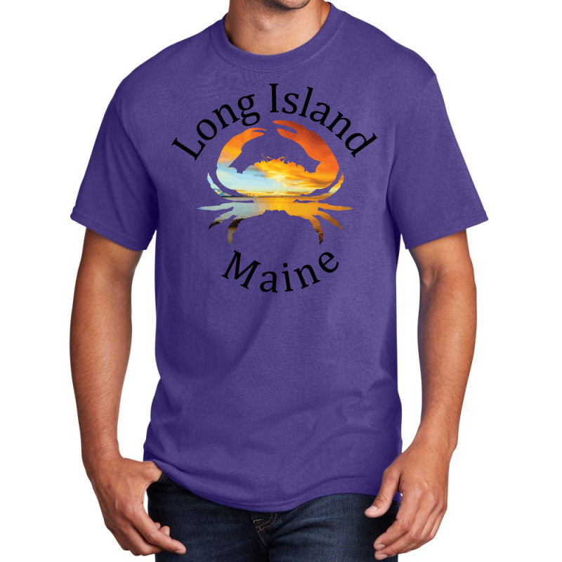 Long Island Maine Hippie Basic T-shirt | Artistshot